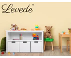 Levede Kids Toy Storage Unit Organiser Box Cabinet Bookshelf Child Drawer Wooden