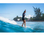 DECATHLON OLAIAN Women's Surfing Shorty Short-sleeved Back Zip Neoprene 1.5mm - 500 Waku