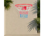 Centra Basketball Ring Hoop Goal Net 45CM Wall Mounted Outdoor Hanging Basket - Orange