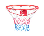 Centra Basketball Ring Hoop Goal Net 45CM Wall Mounted Outdoor Hanging Basket - Orange