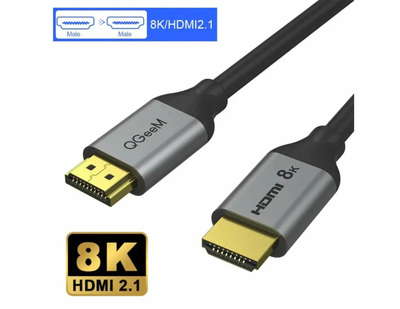 8K 120Hz HDMI 2.1 Splitter Digital Cable For Xiaomi Xbox Serries X PS5 PS4 - 8K Alu Alloy Hdmi2.1
