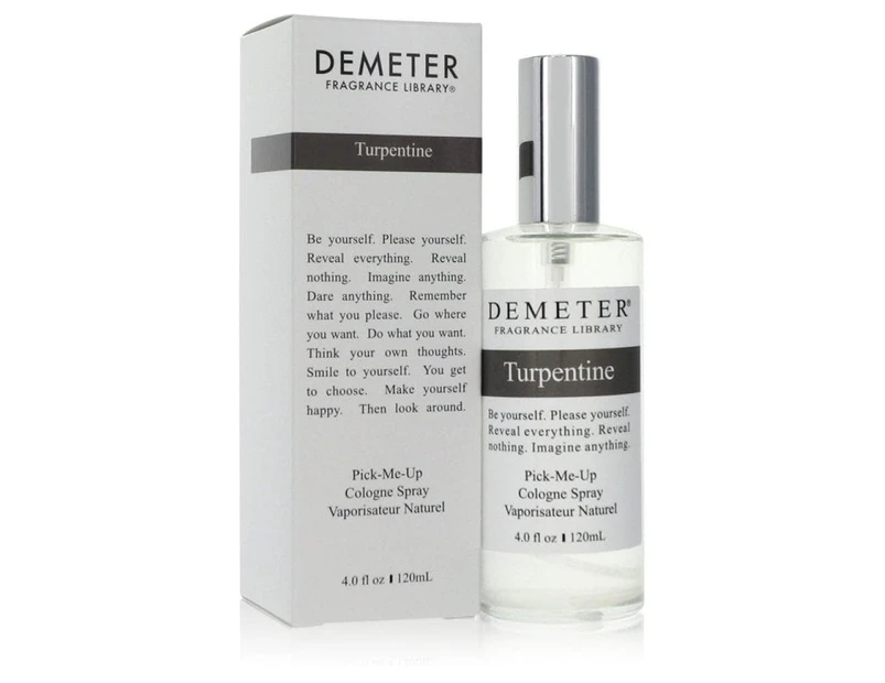 Demeter Turpentine by Demeter Cologne Spray (Unisex) 4 oz for Men