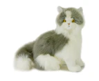 Bocchetta Plush Toys Missy Norwegian Grey Fluffy Cat Grey White