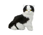 Bocchetta Plush Toys Angus Black White Piebald Fluffy Cat