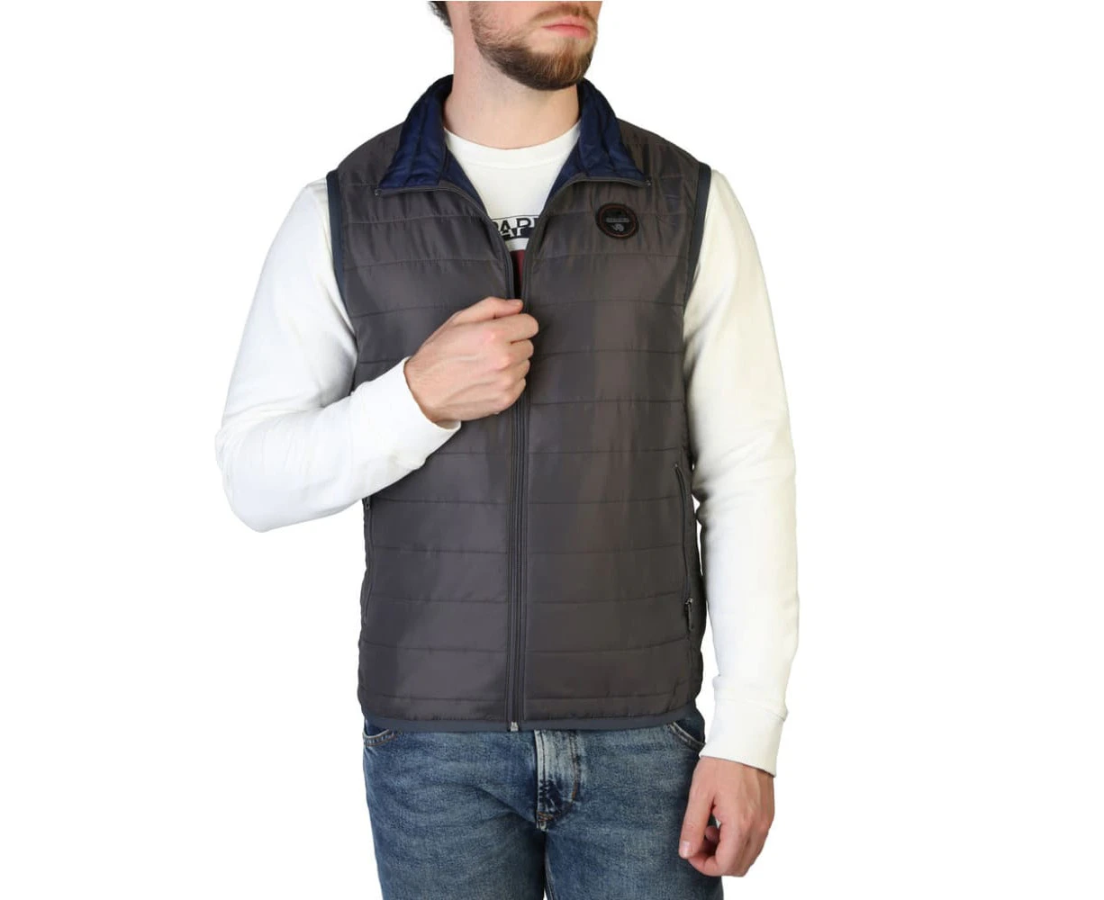 Napapijri Vest N180NP0A4ECC For Men Grey - Grey