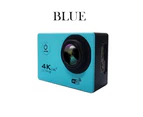 Vibe Geeks 16MP 4K Ultra HD Water Proof Action Camera with Wi-Fi - Blue