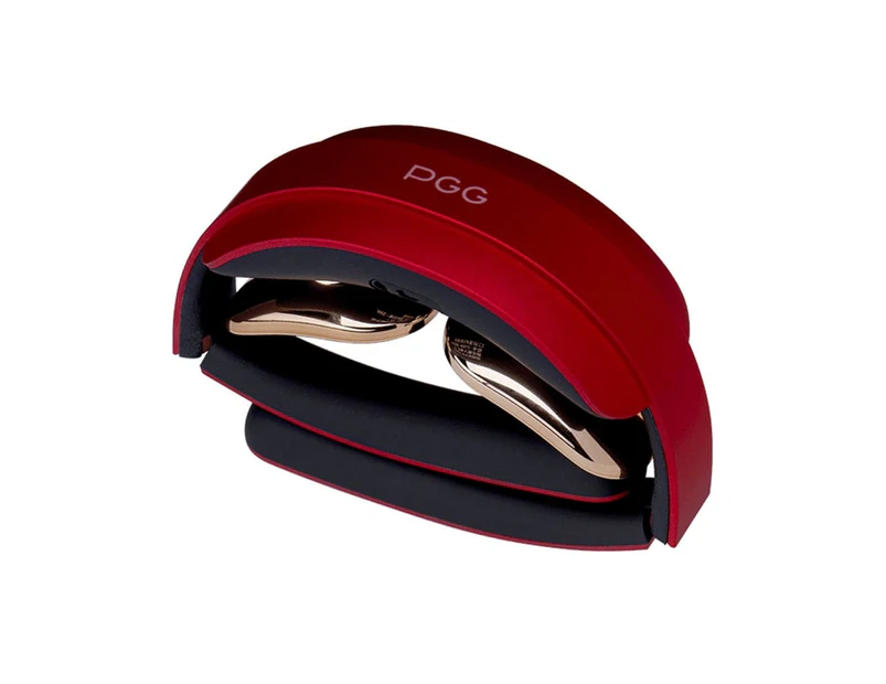 Vibe Geeks Electrical Pulse USB Rechargeable Foldable Electric Neck Massagerr - Red