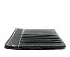 HAARLEM Unisex KUZE 21660 Leather Cardholder Black