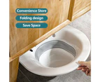 Foldable Toilet Sitz Bath For Postpartum Hemorrhoids Patients Bath Seat