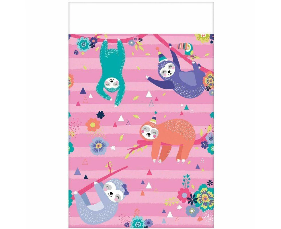 Sloth Party Paper Tablecover