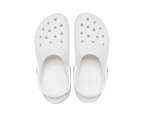 Crocs Womens Classic Platform Clog Sandals - White