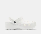 Crocs Women's Classic Platform Clogs - White