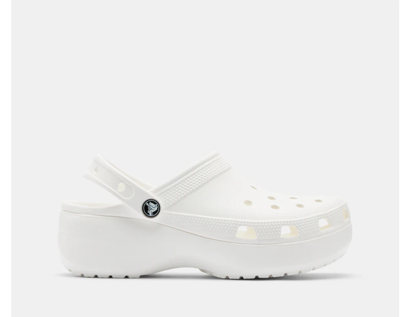 Crocs Women's Classic Platform Clogs - White