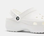 Crocs Women's Classic Platform Clogs - White