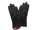 DENTS Ladies Premium Kangaroo Leather Cashmere Lined Gloves Winter Women's - Black