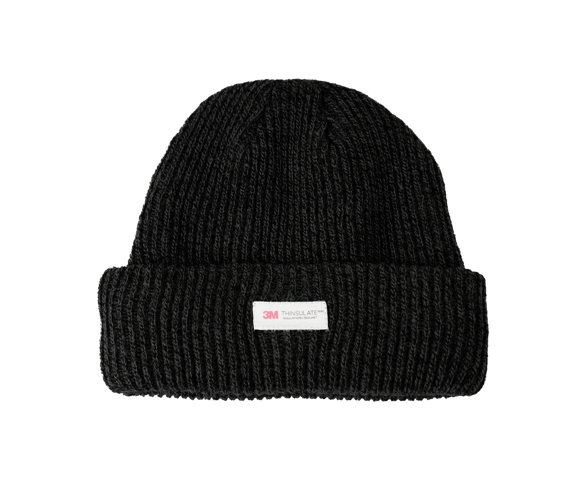 3M Thinsulate Knit Beanie Hat Warm Winter Cap Pull On Thermal Snow in Black