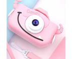 Dual Rechargeable Kids Toy Camera With Expandable Memory - Pink