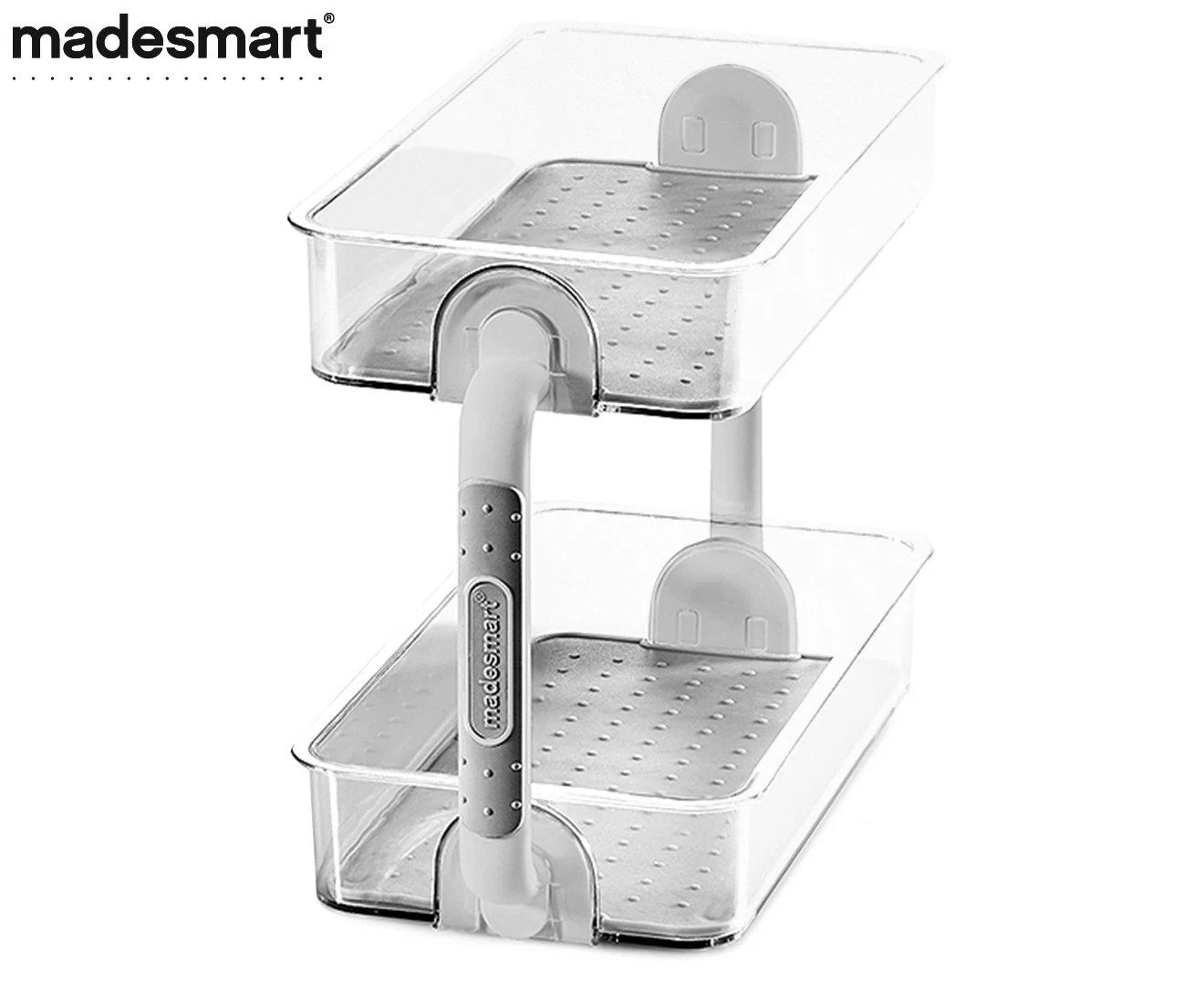 Madesmart 2-Tier Spice Organiser - Grey/White