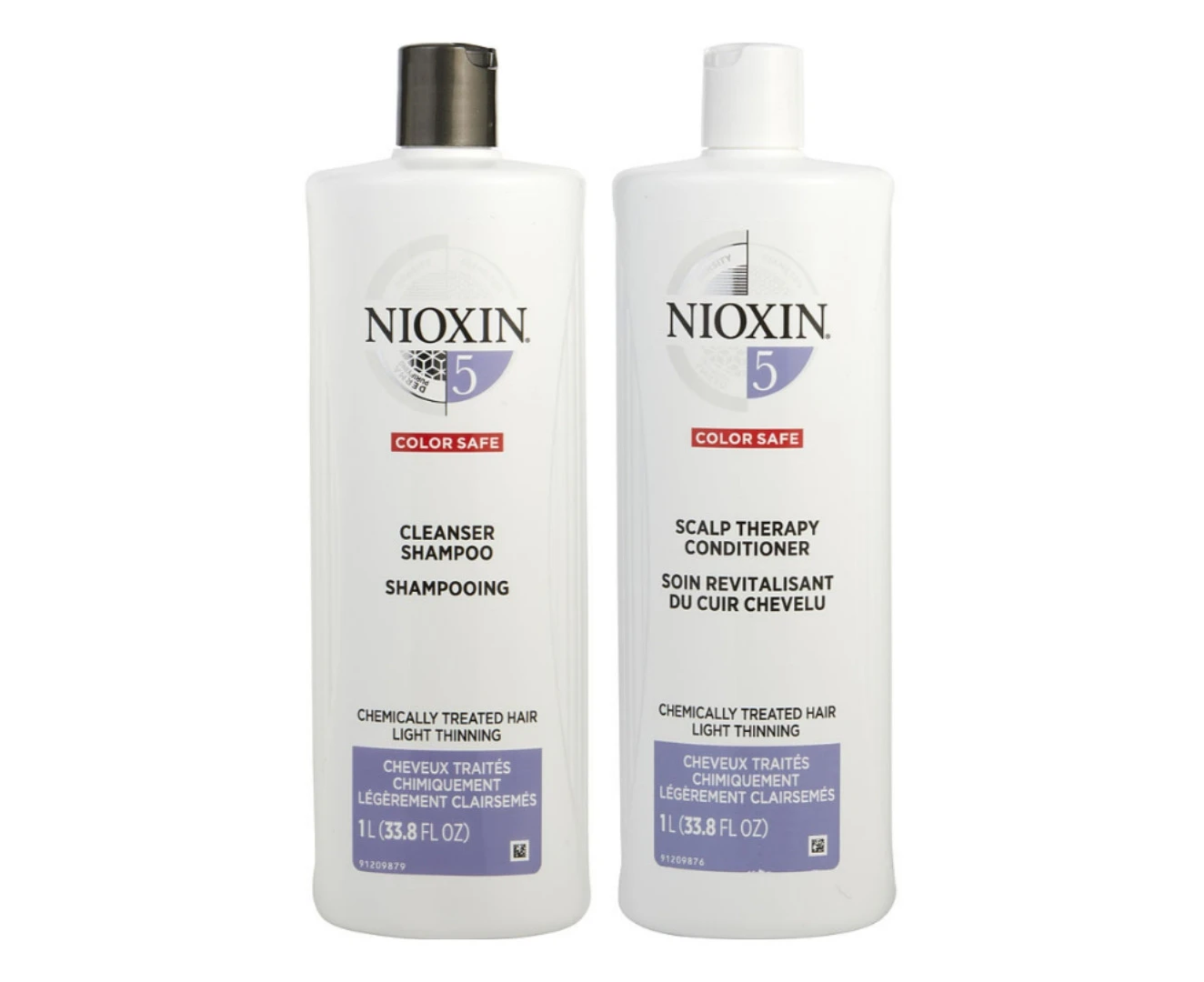 Nioxin System 5 Cleanser Shampoo & Scalp Therapy Conditioner 1L Duo