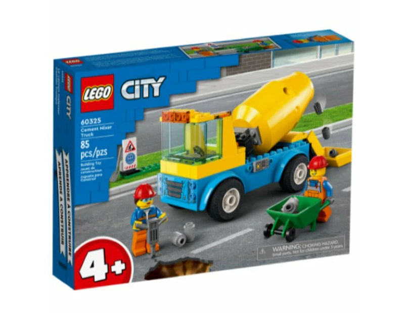 LEGO 60325 City Cement Mixer Truck