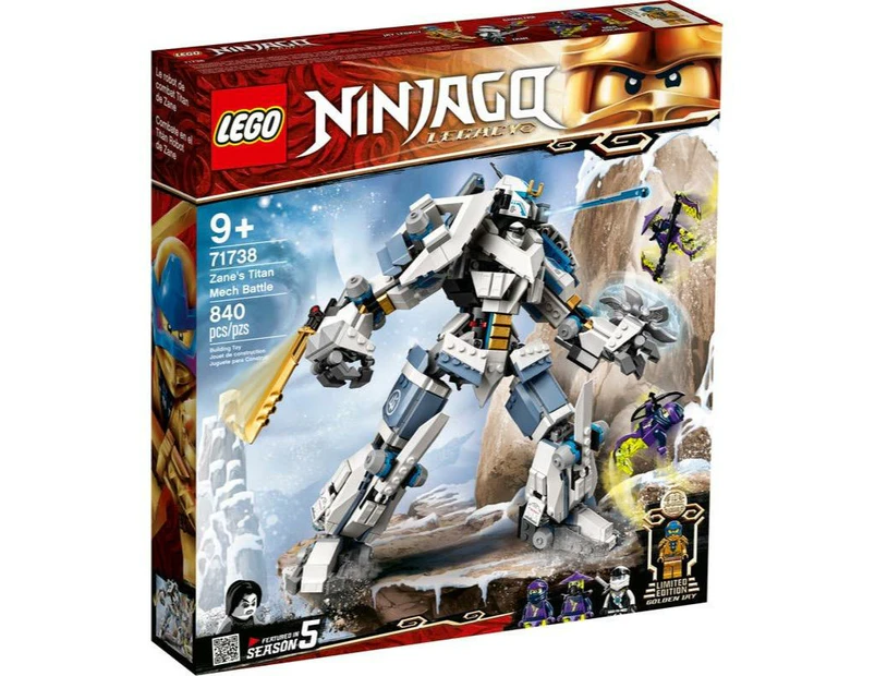 LEGO 71738 Ninjago Zanes Titan Mech Battle