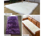 Plush Sheepskin Rugs for Bedroom Soft Carpet Room Long Hair Bedside Mat Floor Hairy White Rugs Living Room Fur Kids Carpets-FS1-1