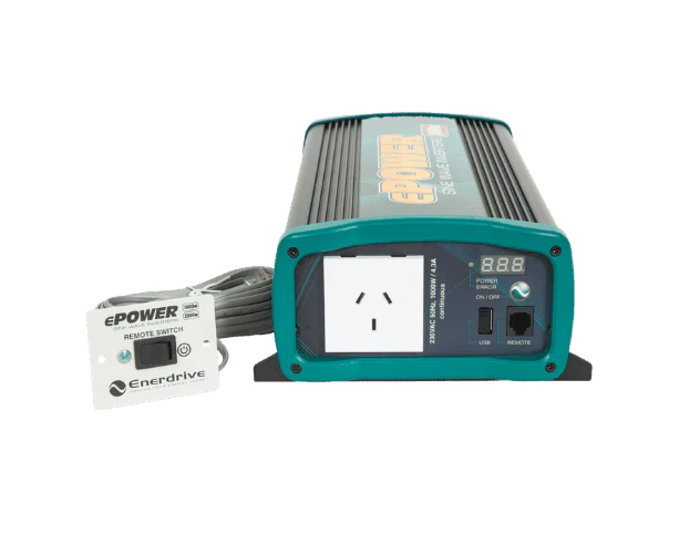 Enerdrive 12V 1000W ePower Pure Sine Wave Inverter w/ Remote