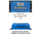 Victron BlueSolar PWM-LCD&USB 12/24V-30A Solar Charge Controller