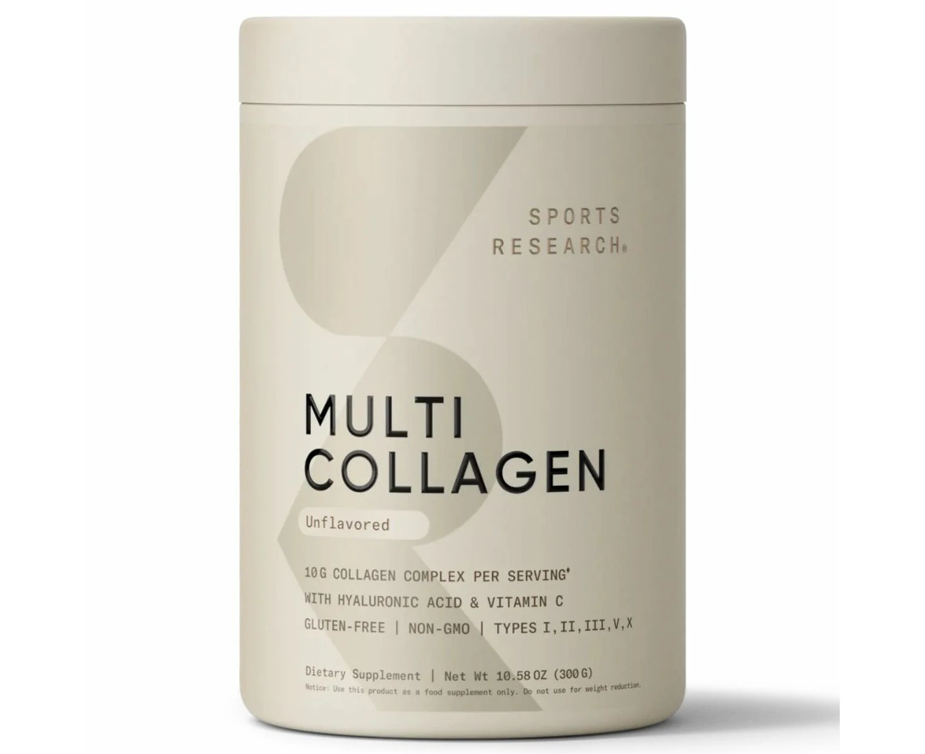 Sports Research, Multi Collagen, Unflavored, 10.58 oz (300 g)