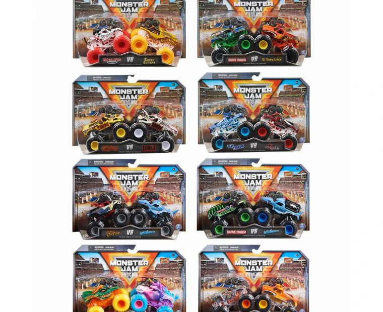 2PK Spin Master Monster Jam 1:64 Diecast Trucks Vehicle Kids Toy Assorted 3+