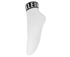 Calvin Klein Women's Lightweight Anklet Socks 6-Pack - White