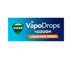 Vicks VapoDrops + Cough Orange Menthol 36 Lozenges