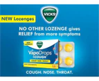 Vicks VapoDrops + Cough Orange Menthol 36 Lozenges