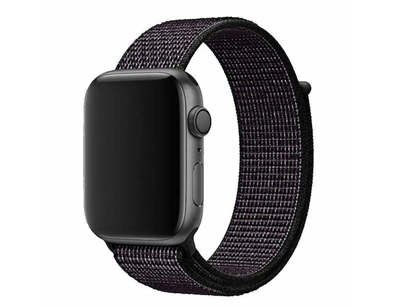 For Apple Watch Ultra Nylon Loop Replacement Strap Band 49MM - Indigo 25#