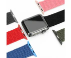 For Apple Watch Series Ultra SE 8 7 6 5 4 3 IWatch Band Nylon Strap 42MM/44MM/45MM - M - Red / White 33#