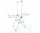 Winged Clothes Airer with Garment Rack Dryer Horse Drying Laundry Line Hanger