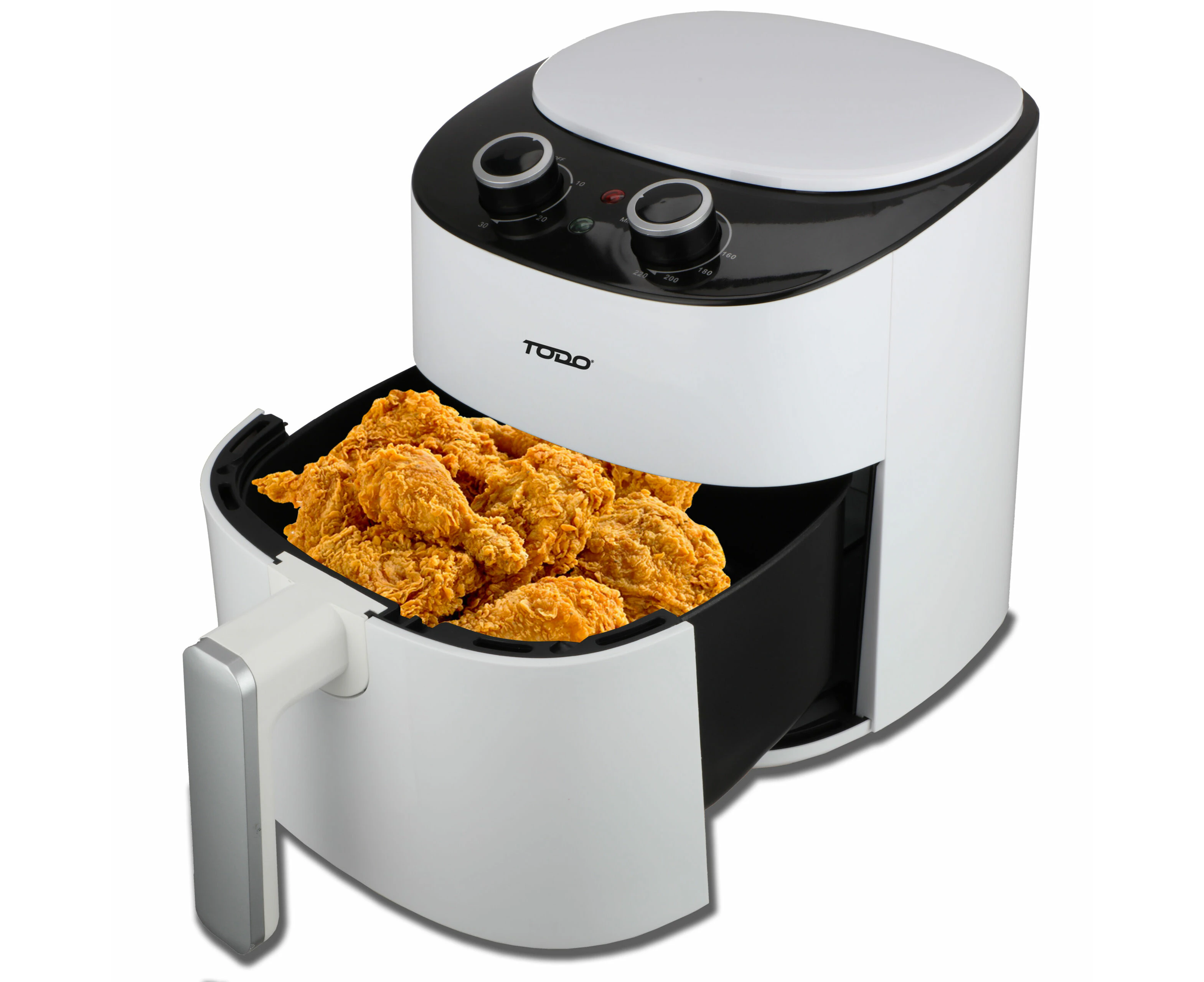 TODO 4.2L Air Fryer 1300W Convection Oven Fan Forced Multi Function Cooker Analog White