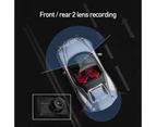 1080P FHD In Car DVR Crash Camera Recorder 2"LCD Front Rear Camera MicroSD Input 200mA Battery