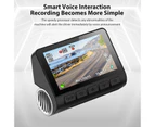 4K UHD In Car DVR Crash Camera Recorder Built In GPS WiFi 3" IPS LCD Front Rear Cam