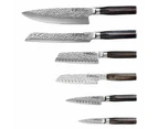 Baccarat Damashiro Emperor Shi Knife Block 7 Piece Size 23.5X26.7X8.8cm 100% Bamboo