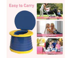 Portable Potty for Kids Toddlers Foldable Travel Potty Training Seat for Car, Camping, Outdoor, Indoor