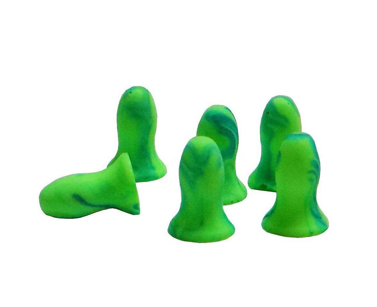 Ultra Soft Foam Earplugs Sleep, 38Db Snr Noise Cancelling Ear Plugs For Sleeping, Travel, Shooting -3 Pairs Pack (Green)