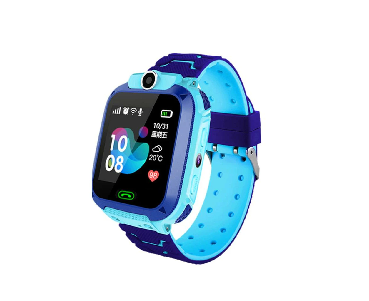 Kids Smartwatch, Hd Touchscreen Watch With Real Time Location  Call Voice Chat Camera Waterproof For Boys Girls Gift