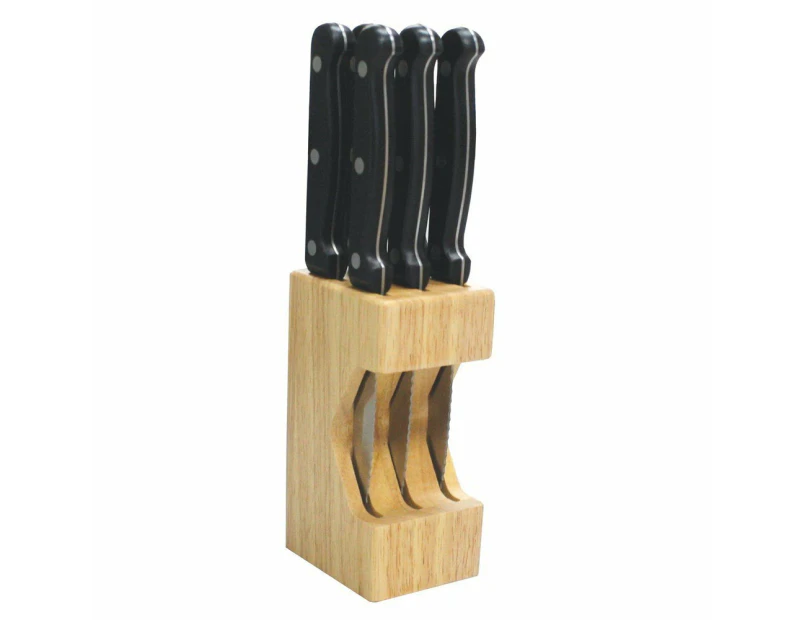Baccarat Sabre 7 Piece Steak Knife Block Set