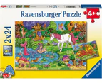 Ravensburger - Magical Forrest Puzzle 2x24 Piece