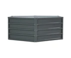 Greenfingers 2x Garden Bed 130x130x46cm Planter Box Raised Container Galvanised