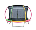 Everfit 8FT Trampoline for Kids w/ Ladder Enclosure Safety Net Rebounder Colors