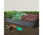 Green Fingers Garden Bed 180x90cm Planter Box Raised Container Galvanised Steel