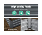 Green Fingers Garden Bed 180x90cm Planter Box Raised Container Galvanised Steel