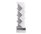 Artiss Tree Bookshelf 7 Tiers - ECHO White